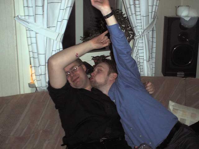 Påskmiddag hos Daniel & Jenny 2002