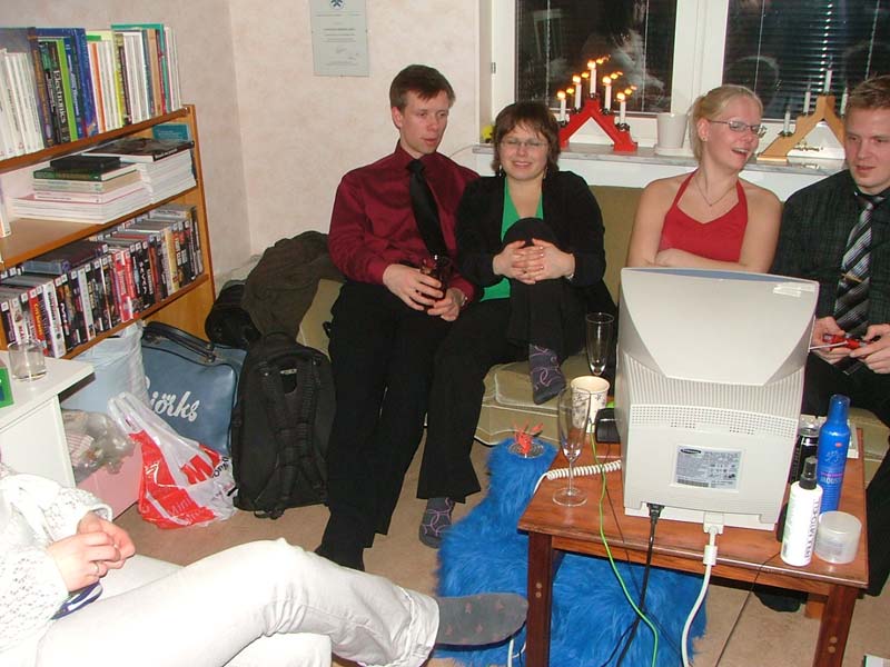 Nyårsfest hos D&J 2004