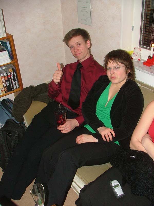 Nyårsfest hos D&J 2004