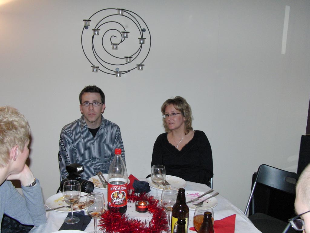 Julfest hos Mats och Lena