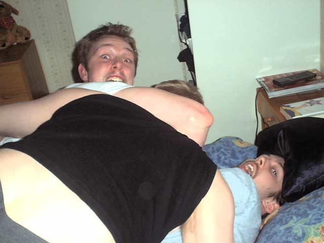 Påskmiddag hos Daniel och Jenny 2001