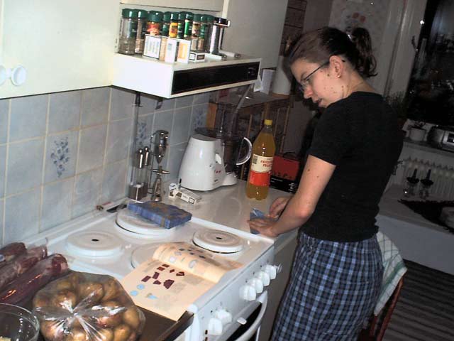 Nyår hos Daniel och Jenny 2003