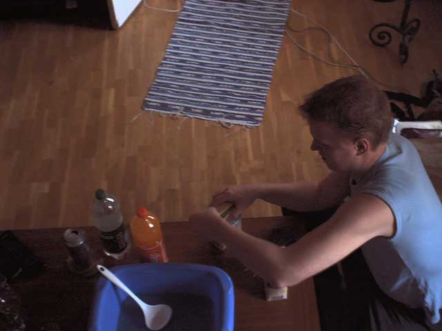 Påskmiddag hos Daniel & Jenny 2002