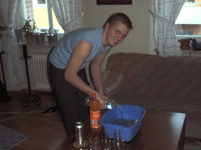 Påskmiddag hos Daniel & Jenny 2002