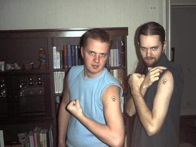 Påskmiddag hos Daniel & Jenny 2002