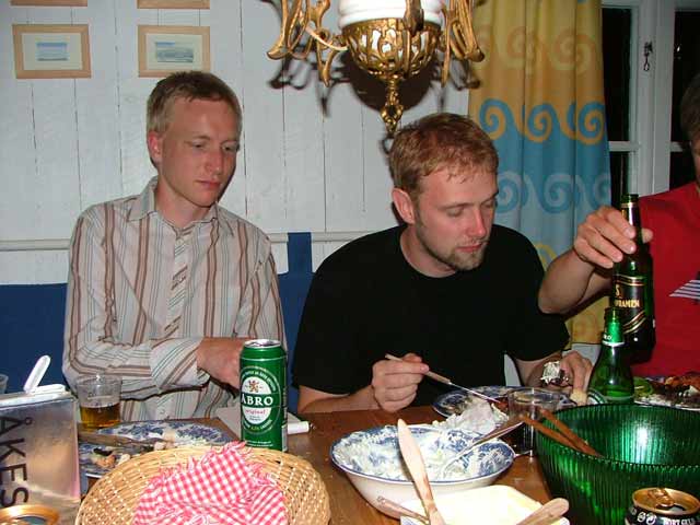 Magnus och Wahlles födelsedagsfest